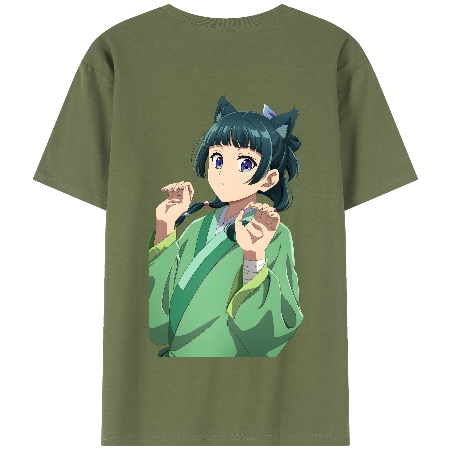 （画像用） 薬屋のひとりごと The Apothecary Diaries 綿100％半袖Tシャツ（背面プリント）